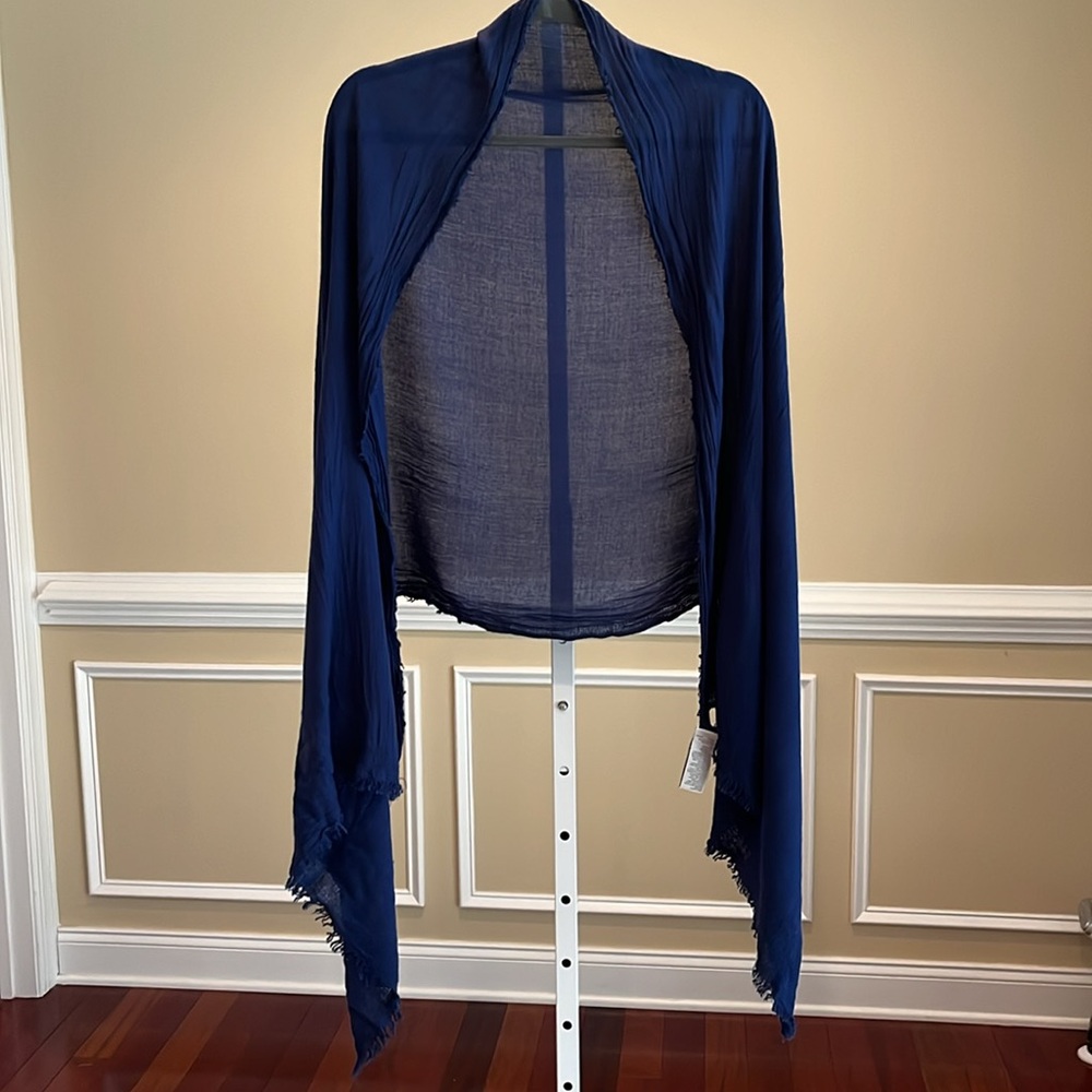 Nordstrom Rack Blue Scarf Wrap